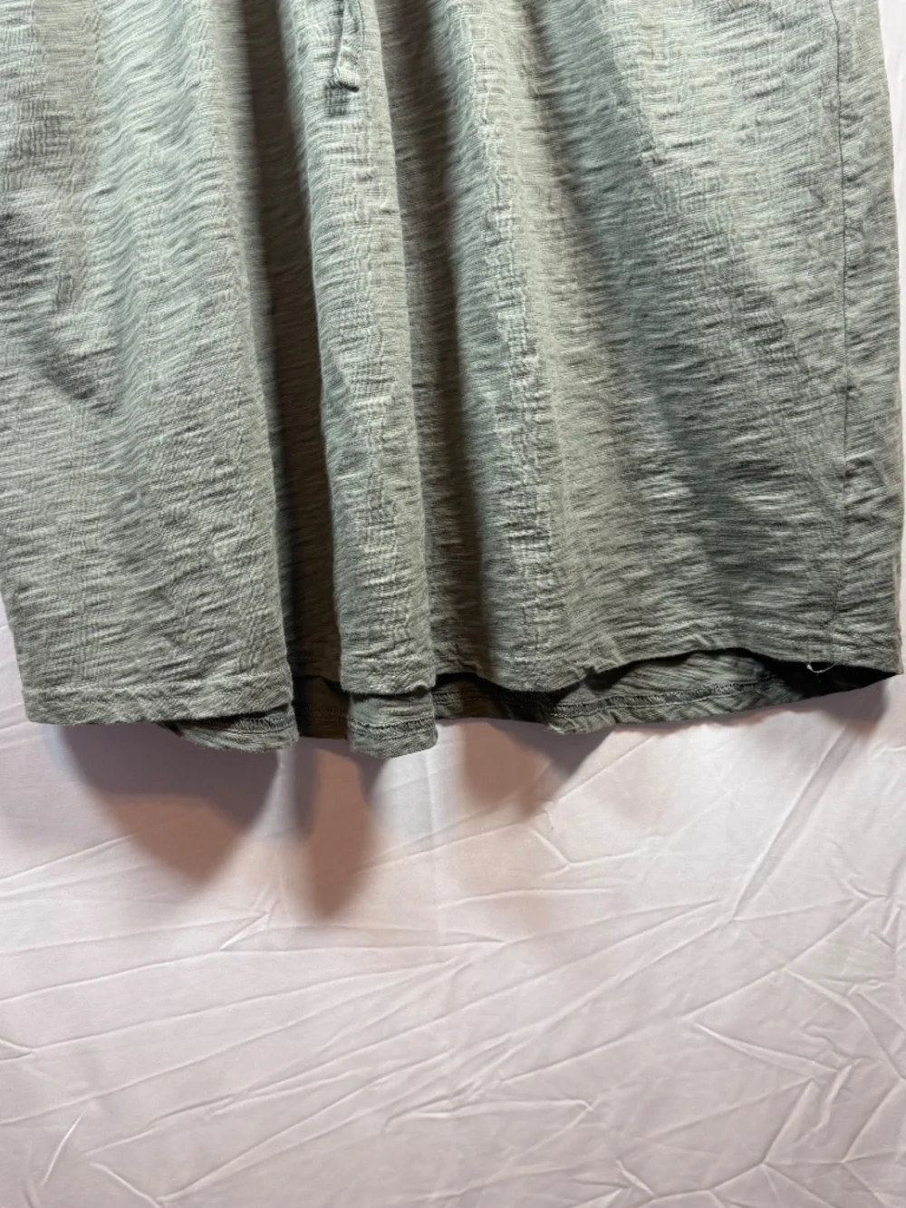 "Pact" certified organic: sage green capped sleeve midi dress; X-Large - Picture 3 of 9
